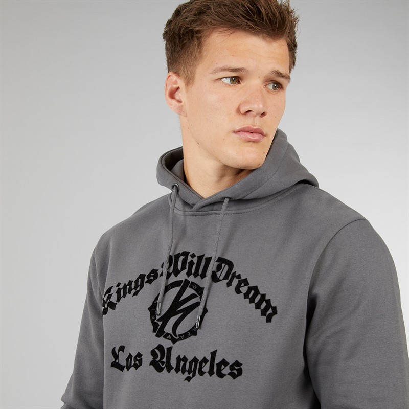 Kings Will Dream Mens Gothically Hoodie Asphalt