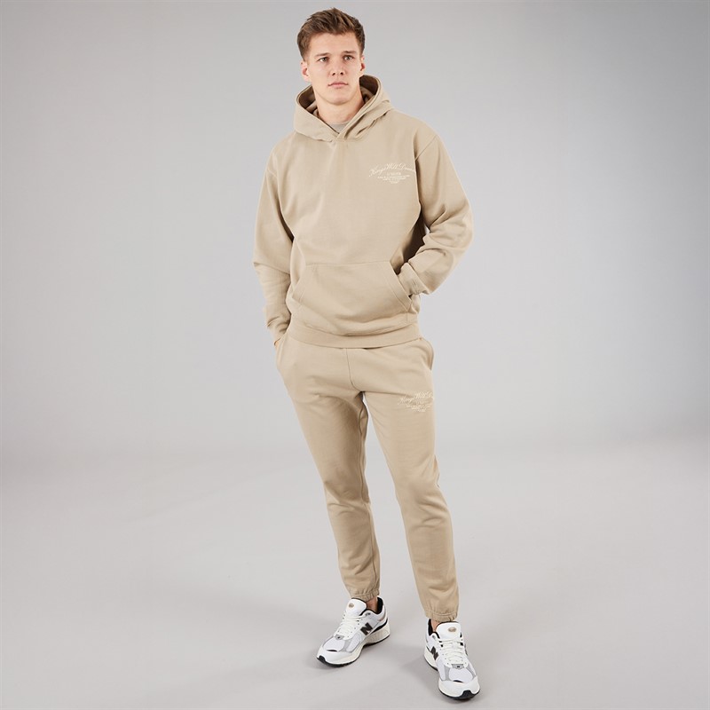 Kings Will Dream Mens Arch Relaxed Fit Joggers Stone