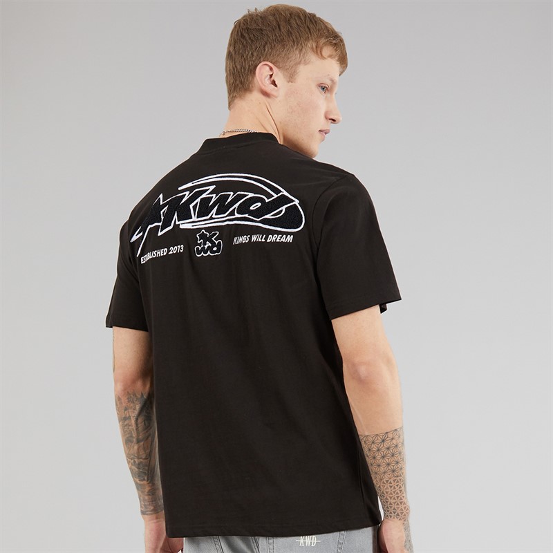 Kings Will Dream Mens Big Kay T-Shirt Black