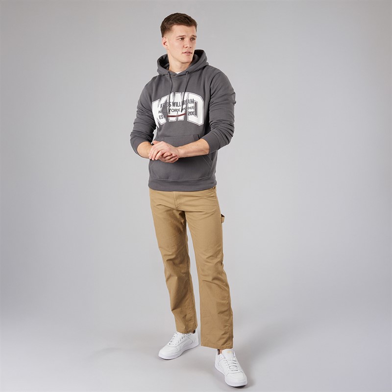 Kings Will Dream Mens Typeover Hoodie Asphalt