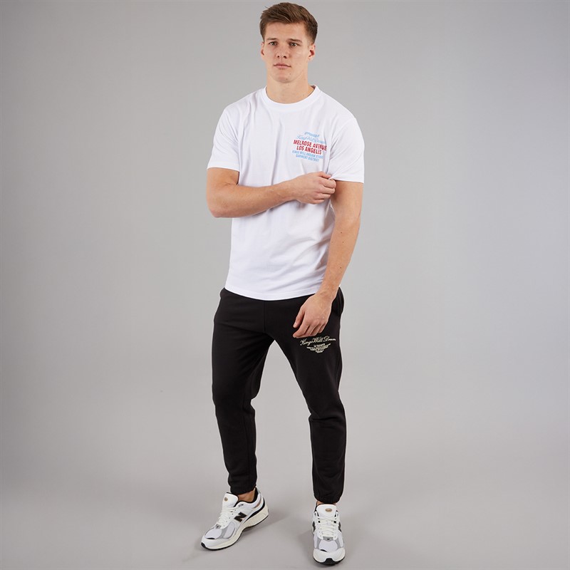 Kings Will Dream Mens Melrose Relaxed Fit T-Shirt White