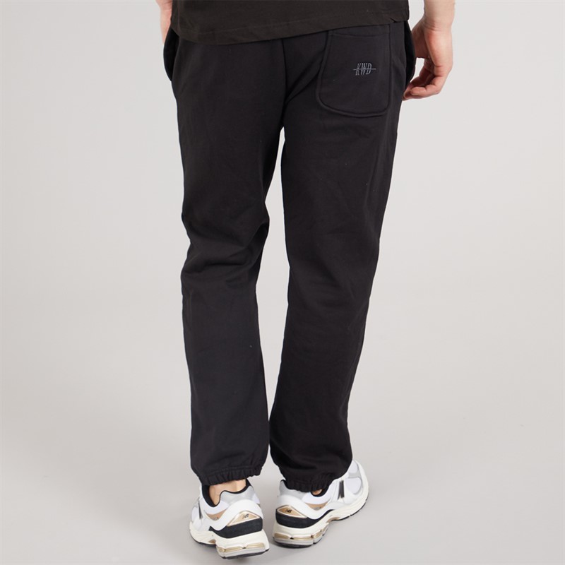Kings Will Dream Mens Scripted Joggers Black