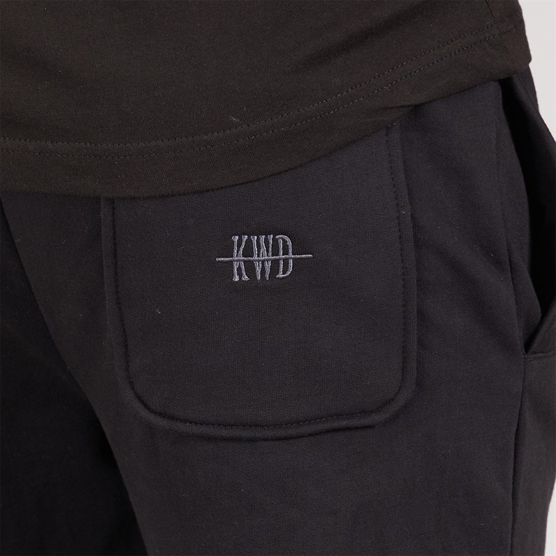 Kings Will Dream Mens Scripted Joggers Black