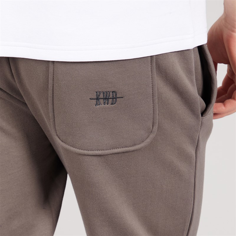 Kings Will Dream Mens Scripted Joggers Mid Grey