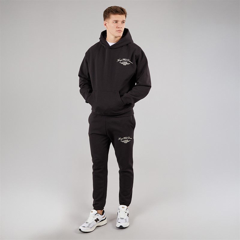 Kings Will Dream Mens Arch Relaxed Fit Hoodie Black