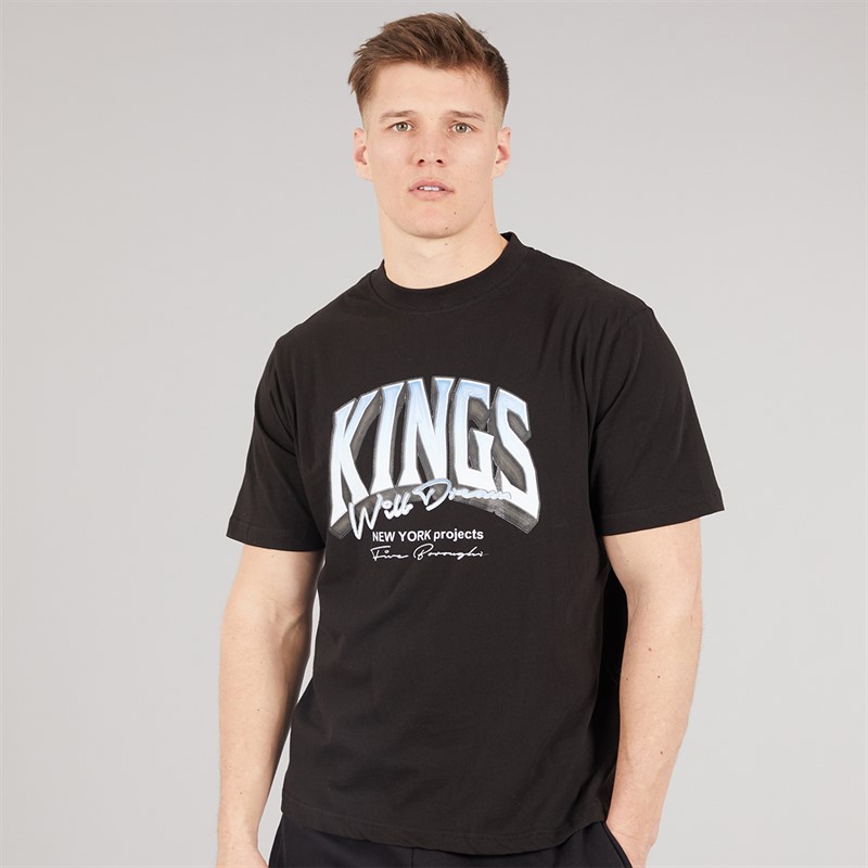 Kings Will Dream Mens Kingteam T-Shirt Black