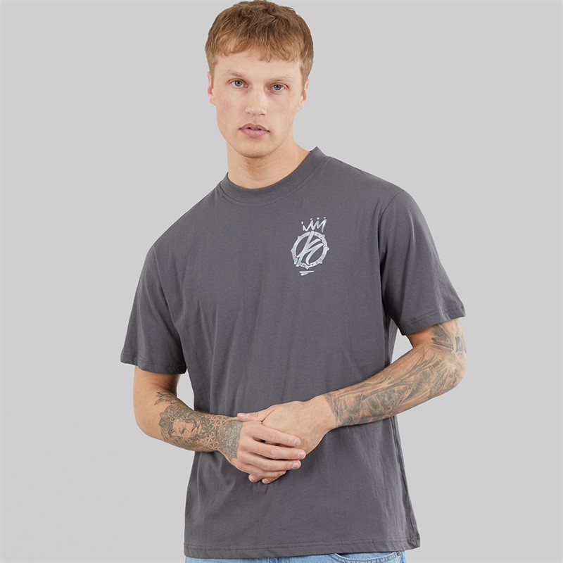 Kings Will Dream Mens Kayspray T-Shirt Asphalt