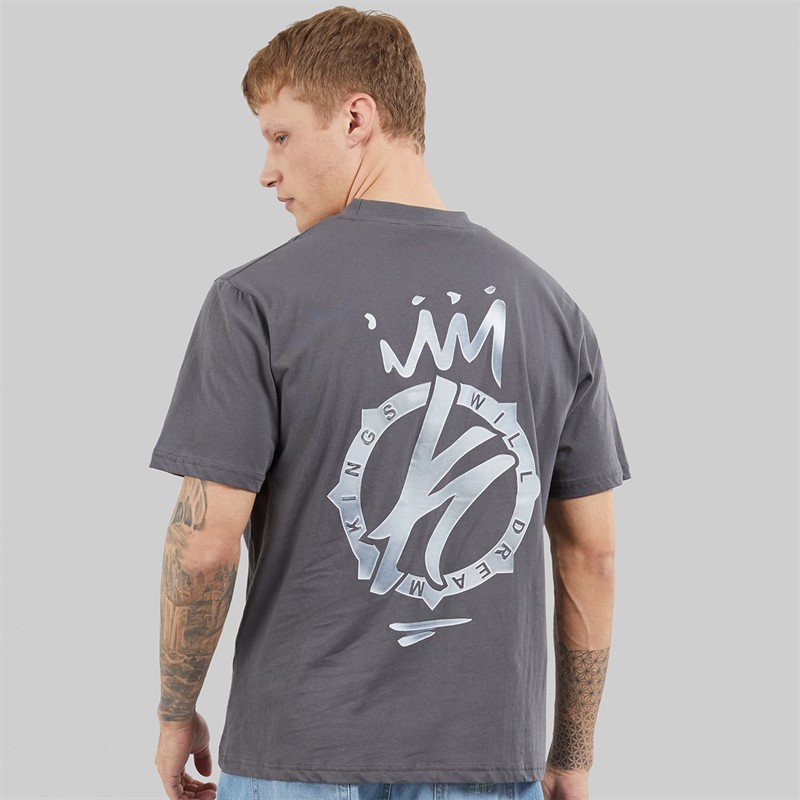 Kings Will Dream Mens Kayspray T-Shirt Asphalt