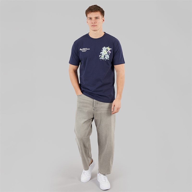 Kings Will Dream Mens Garden Relaxed Fit T-Shirt Navy