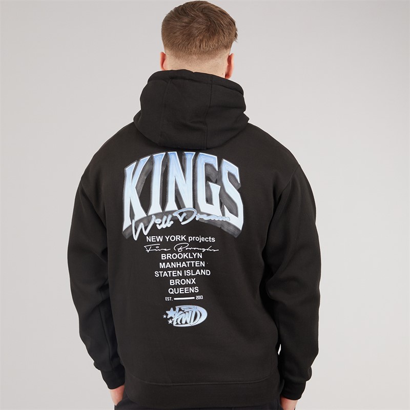 Kings Will Dream Mens Kingteam Hoodie Black