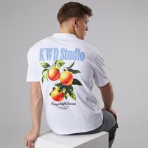 Kings Will Dream Mens Citrus Relaxed Fit T-Shirt White