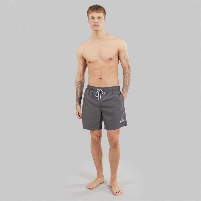Kings Will Dream Mens Crosby Swim Shorts Asphalt
