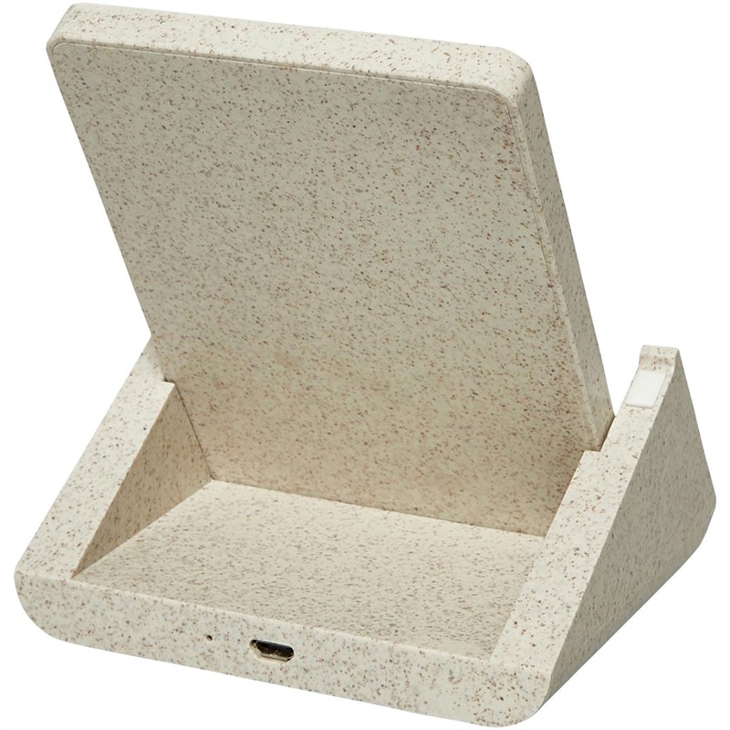 Intempo Wireless Charging Stand - Wheat Fibre Multi