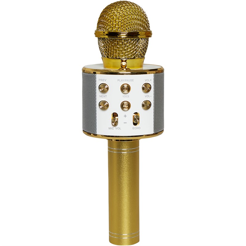 Intempo BT Karaoke Speaker Gold And White