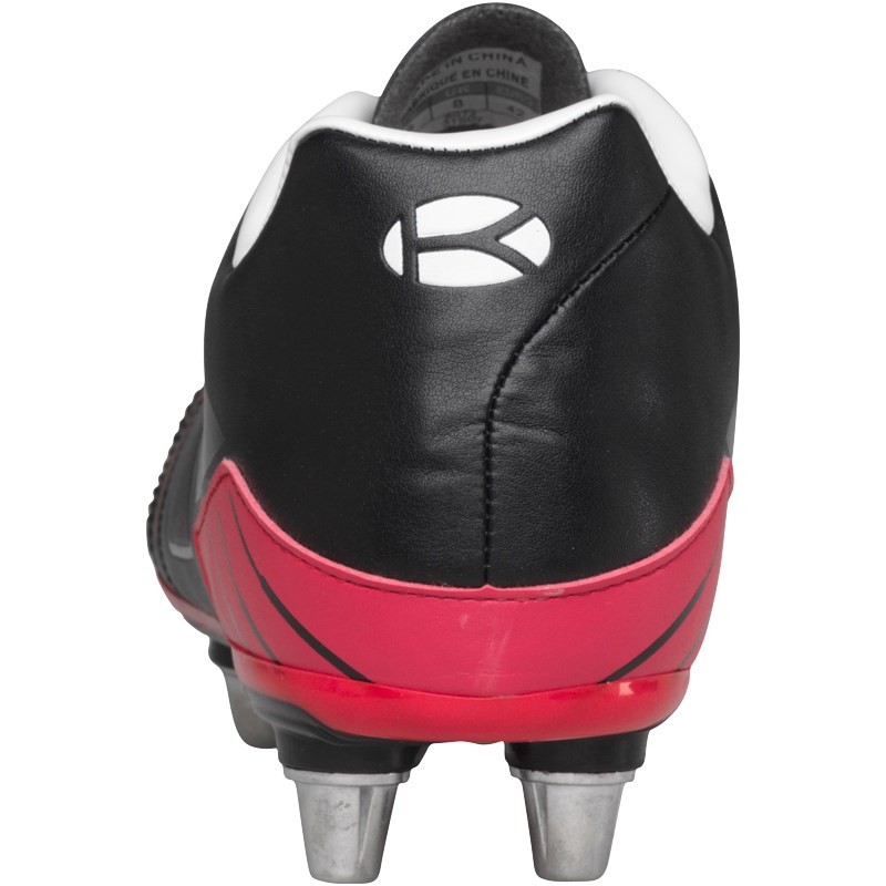 Buy KooGa Mens Advantage Mid Hard Toe SG Rugby Boots Black/Red