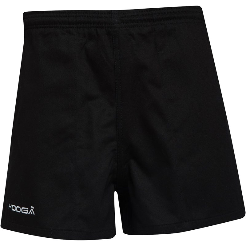 KooGa Herren Murrayfield Rugby Shorts Schwarz