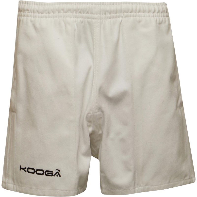 Buy KooGa Junior Boys Murrayfield Rugby Shorts White