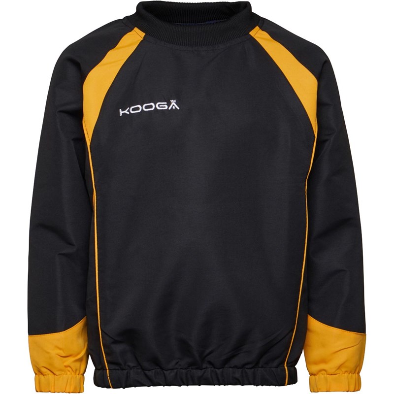 Buy KooGa Boys Vortex II Showerproof Training Top Black/Gold