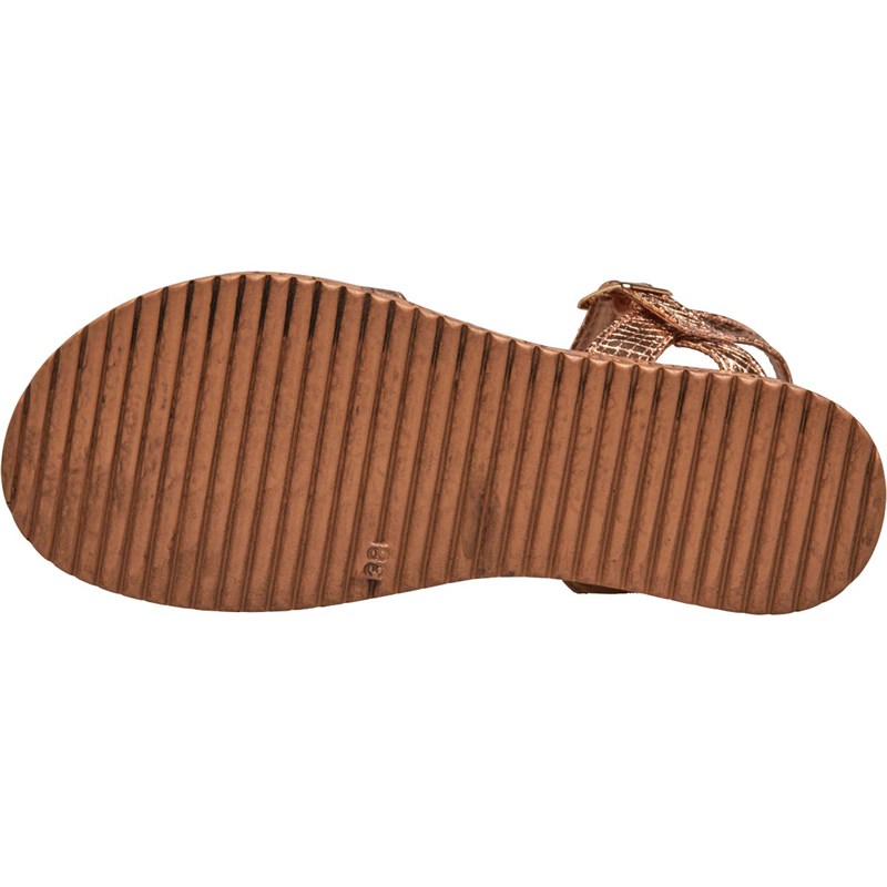 linzi rose gold sandals