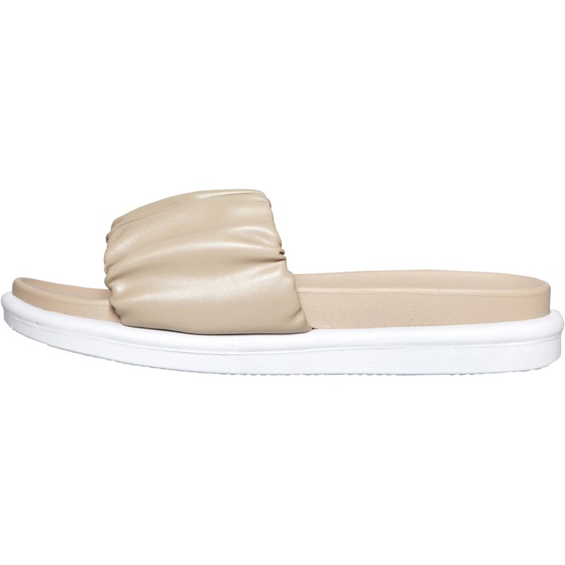 Linzi Womens Blair Sliders Taupe