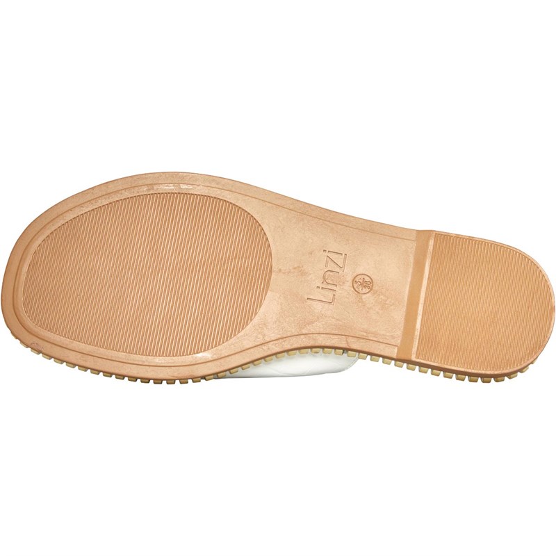 Linzi Womens Cici Sliders White