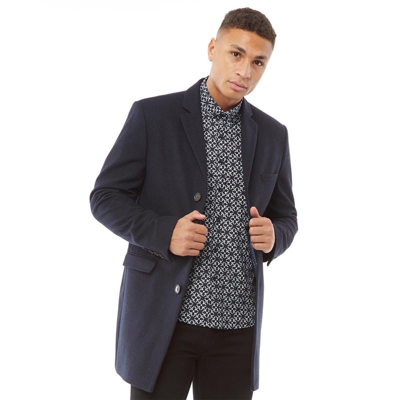overcoat slim fit mens