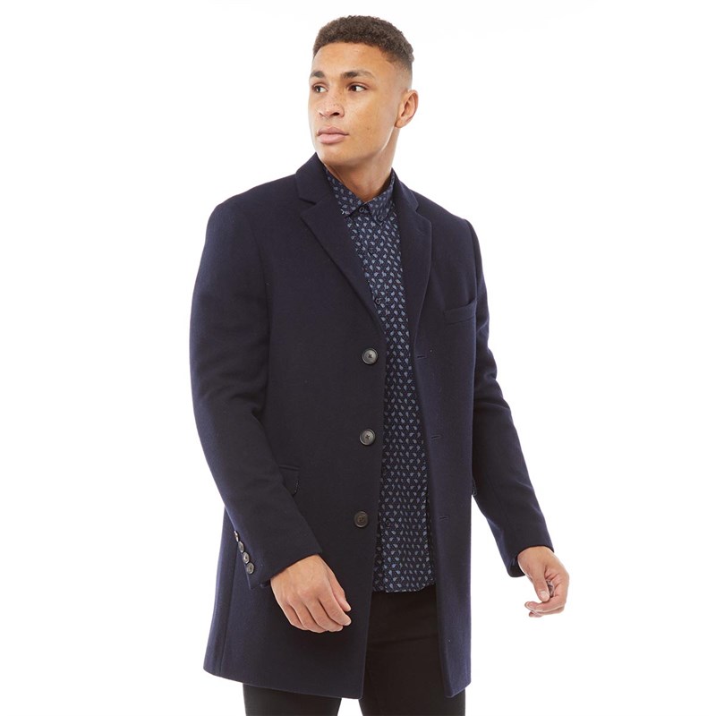 slim fit overcoat