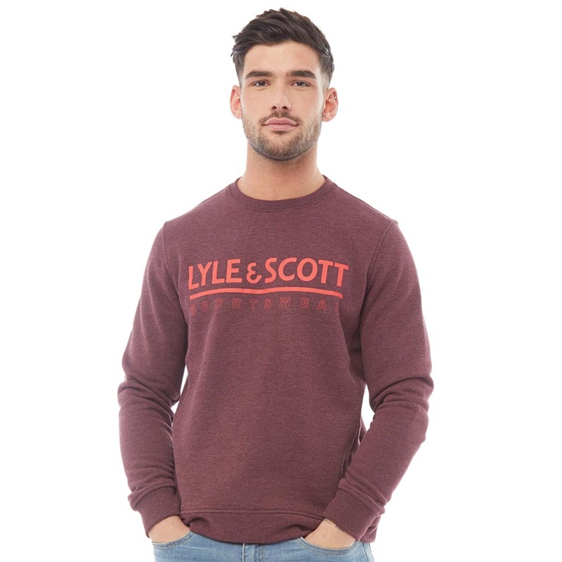 Lyle & Scott Sports Sweat Logo Midlayer Homme Bordeaux