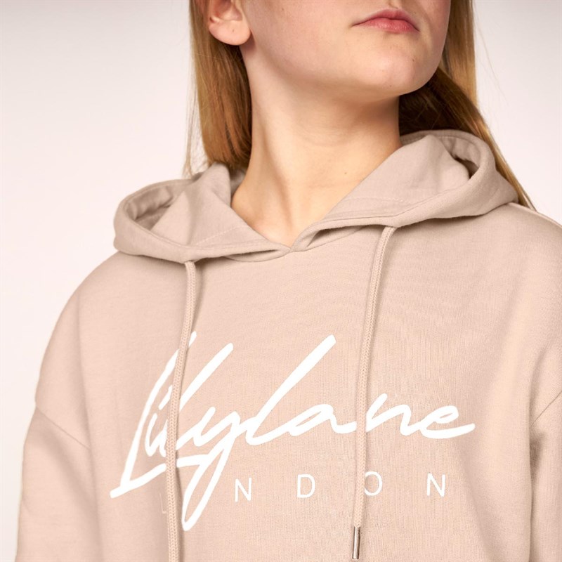 Lilylane Girls Devin Hoodie Sand