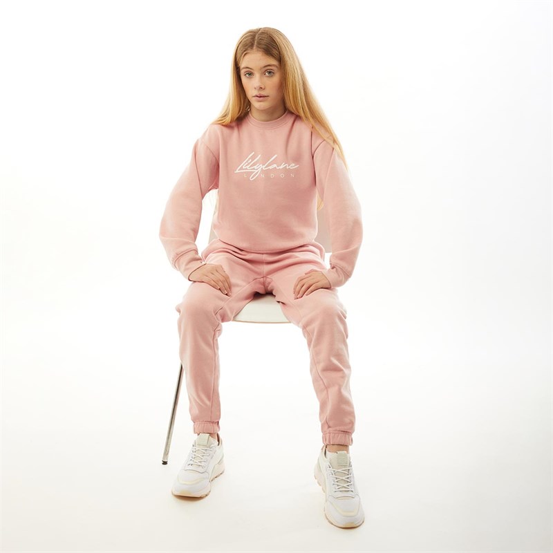 Lilylane Girls Rosabel Joggers Dusky Pink