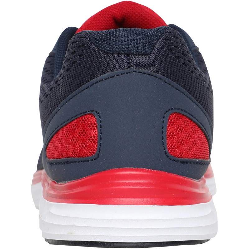 Lonsdale Mens Lisala 2 Trainers Navy/Red