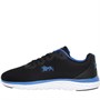 Lonsdale Mens Stamford Trainers Black/Reflex Blue