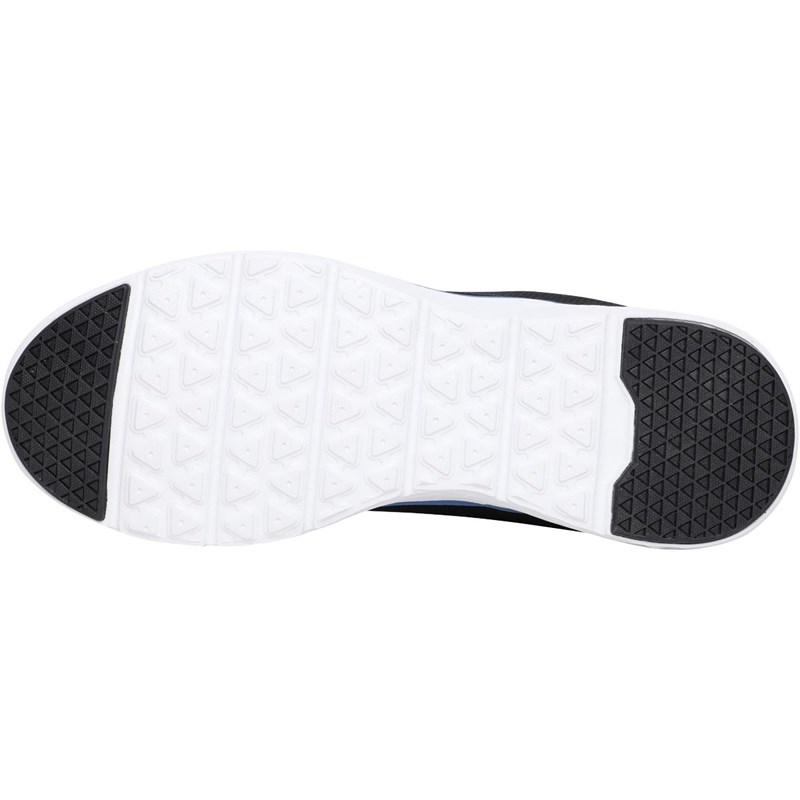 Lonsdale Mens Stamford Trainers Black/Reflex Blue