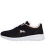 Lonsdale Womens Bedford Trainers Black/Blossom
