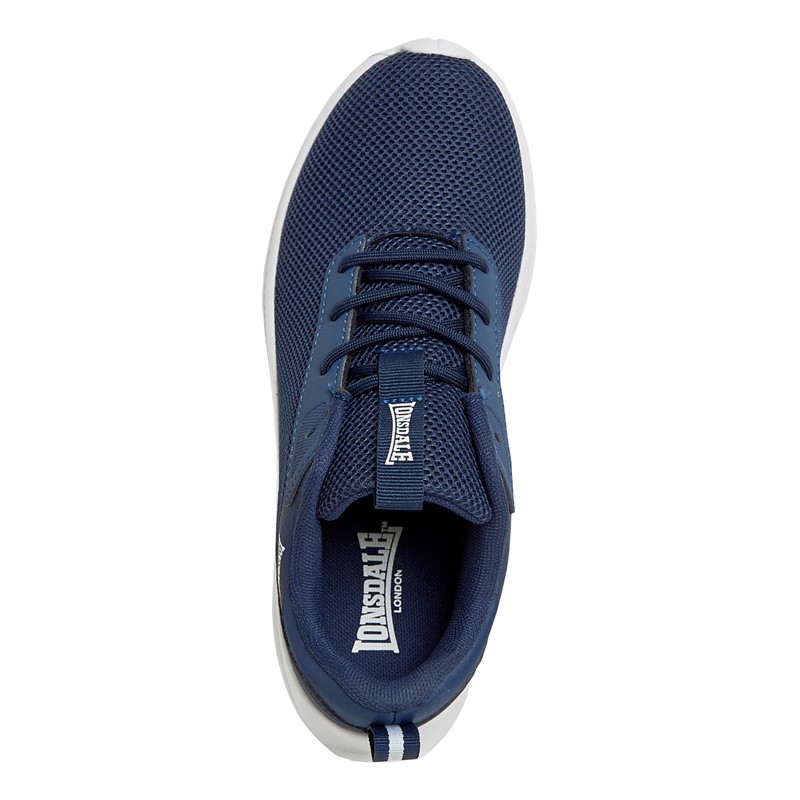 Lonsdale Womens Bowside Trainers Navy/White