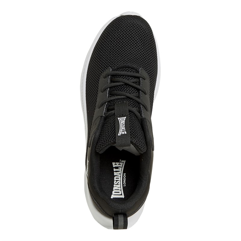 Lonsdale Womens Bowside Trainers Black/White