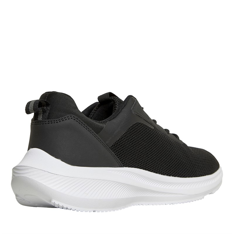 Lonsdale Mens Bowside Trainers Black/White