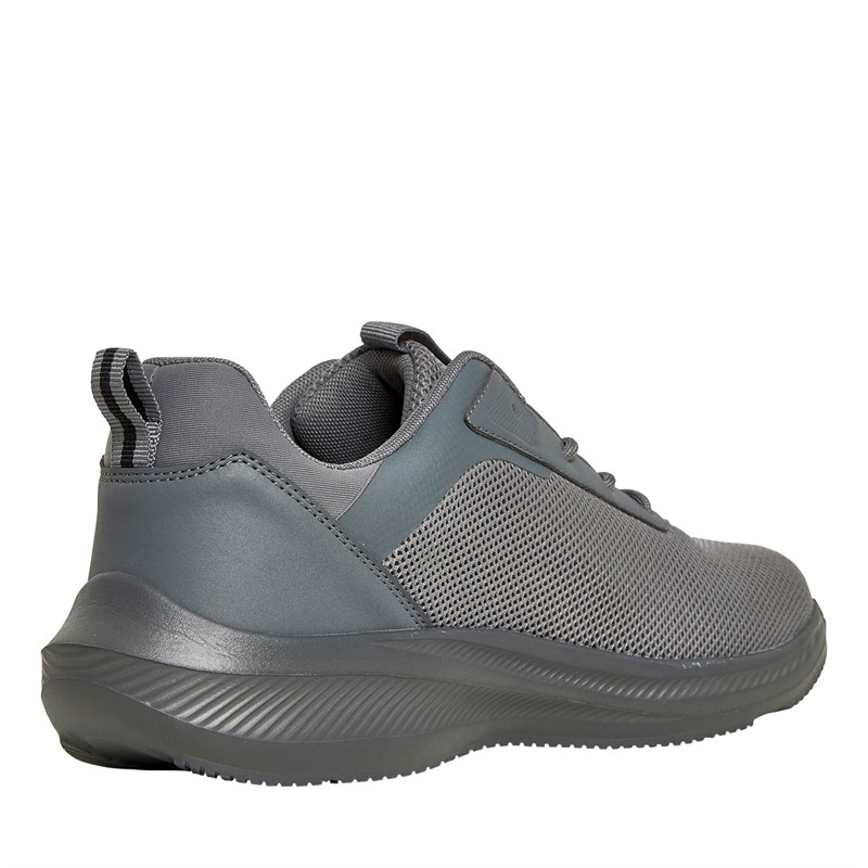 Lonsdale Mens Bowside Trainers Grey/Grey