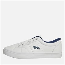 Lonsdale Baskets Newsham Homme Blanc/Marine PU