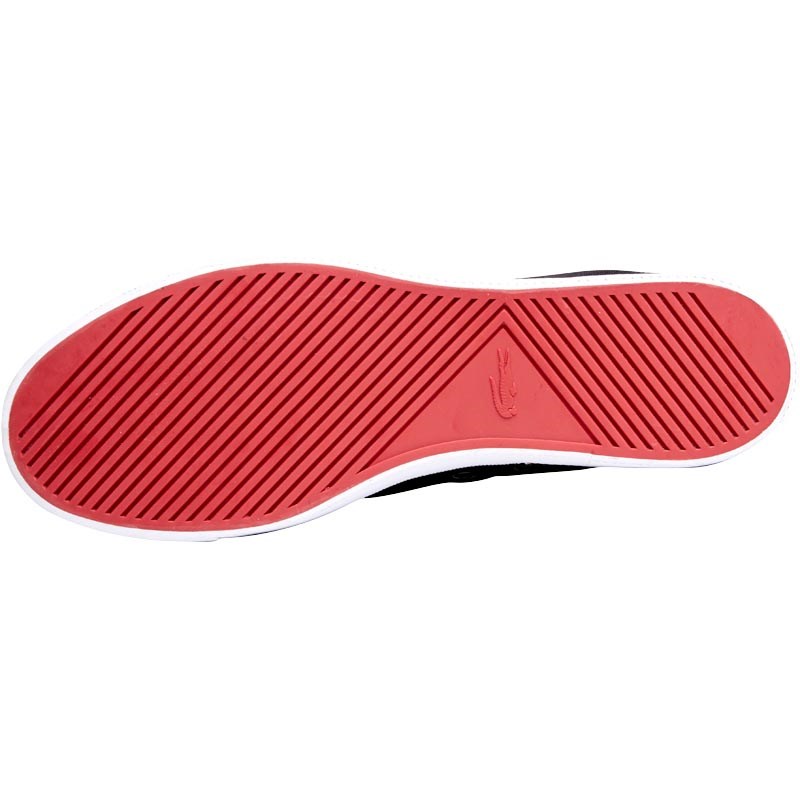 lacoste mens riberac canvas trainers