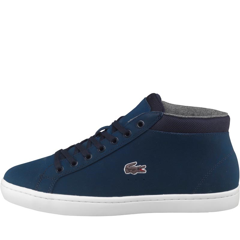 lacoste navy esparre chukka trainers