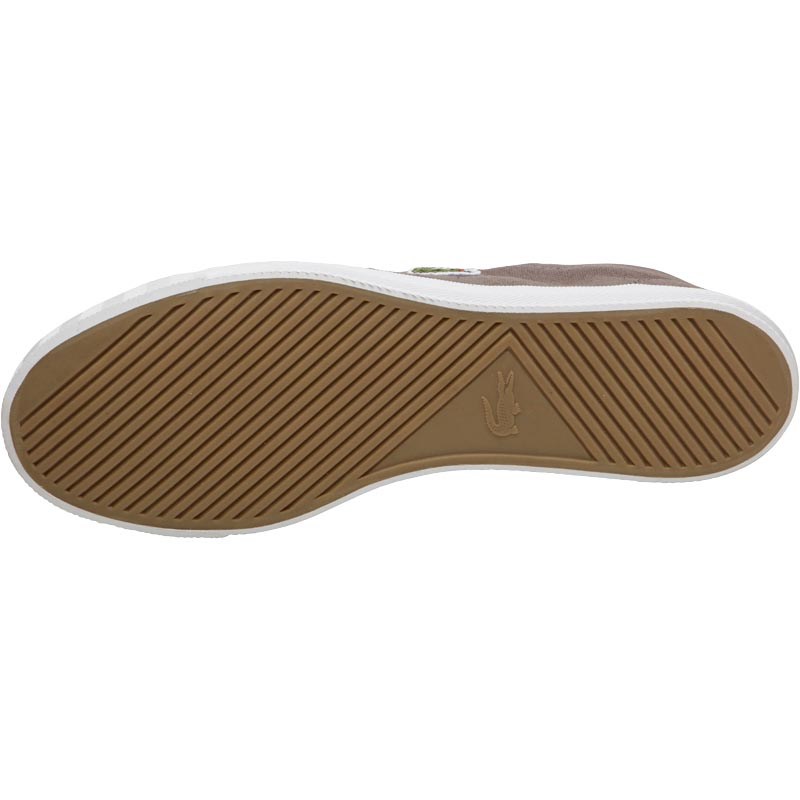 lacoste mens riberac canvas trainers