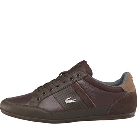 Lacoste Męskie Chaymon Buty Sportowe Ciemny Brązowy