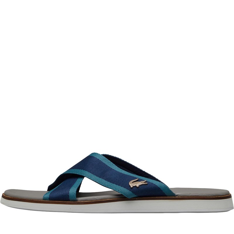 sandales homme bleu marine