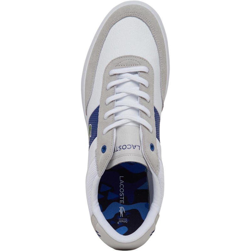 Lacoste Heren Court Master Sneakers Wit