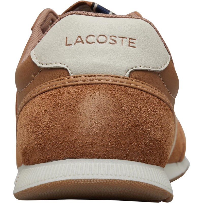 tan lacoste trainers
