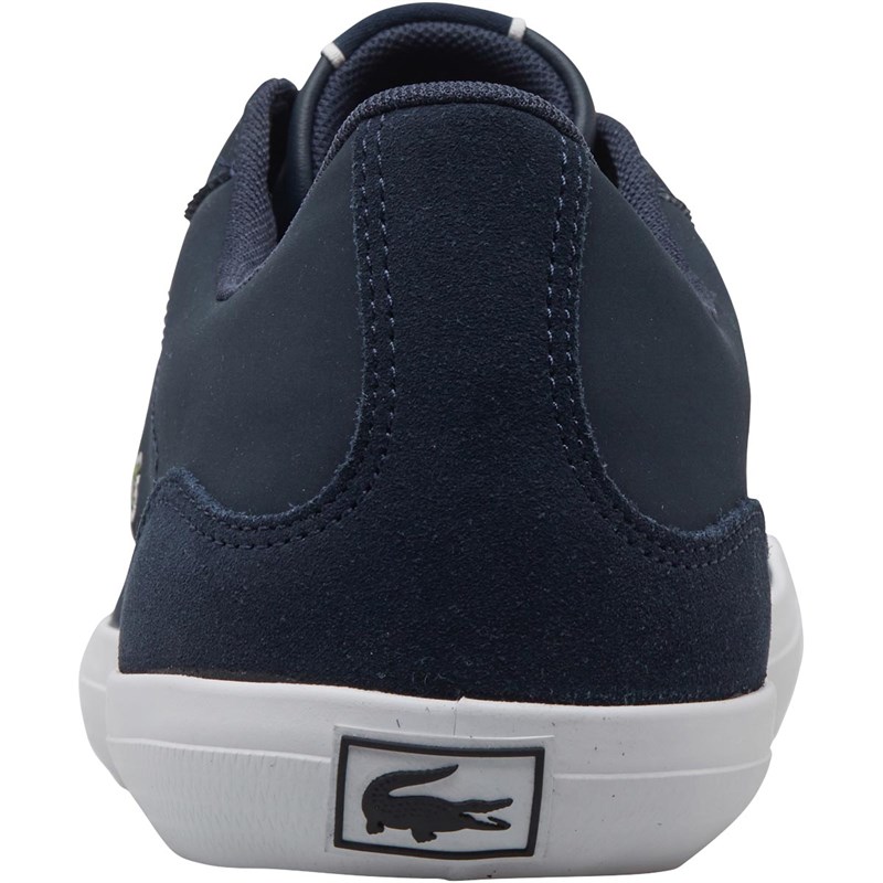 lacoste mens lerond trainers navy