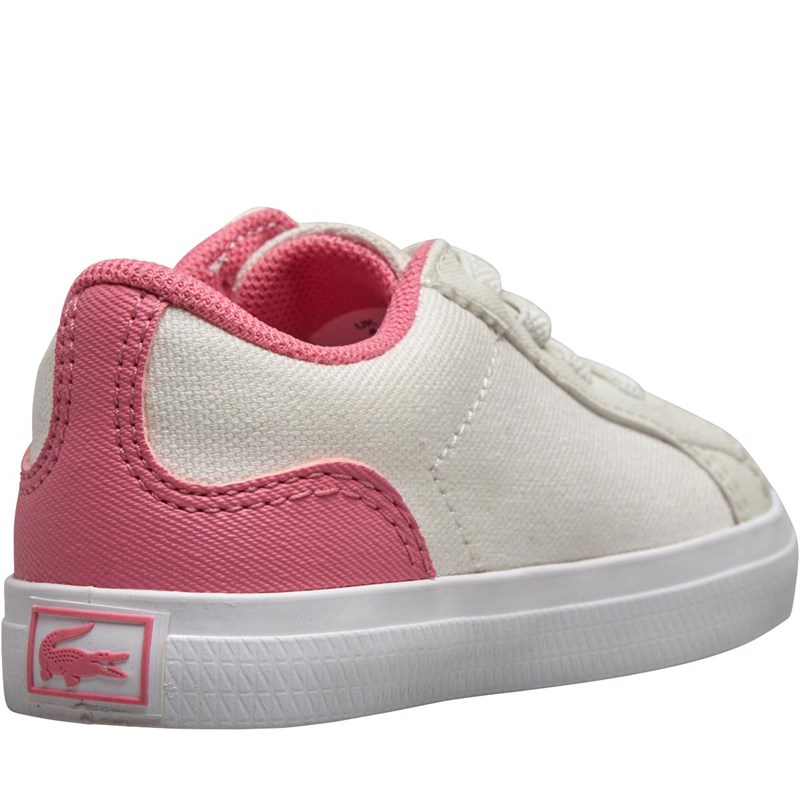 baby girl lacoste trainers