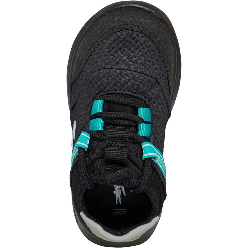 Buy Lacoste Baby Boys Infant Lt Dash Trainers Black/green
