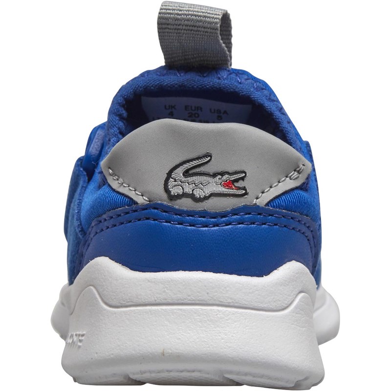 Buy Lacoste Baby Boys Infant Lt Dash Slip Trainers Blue/grey